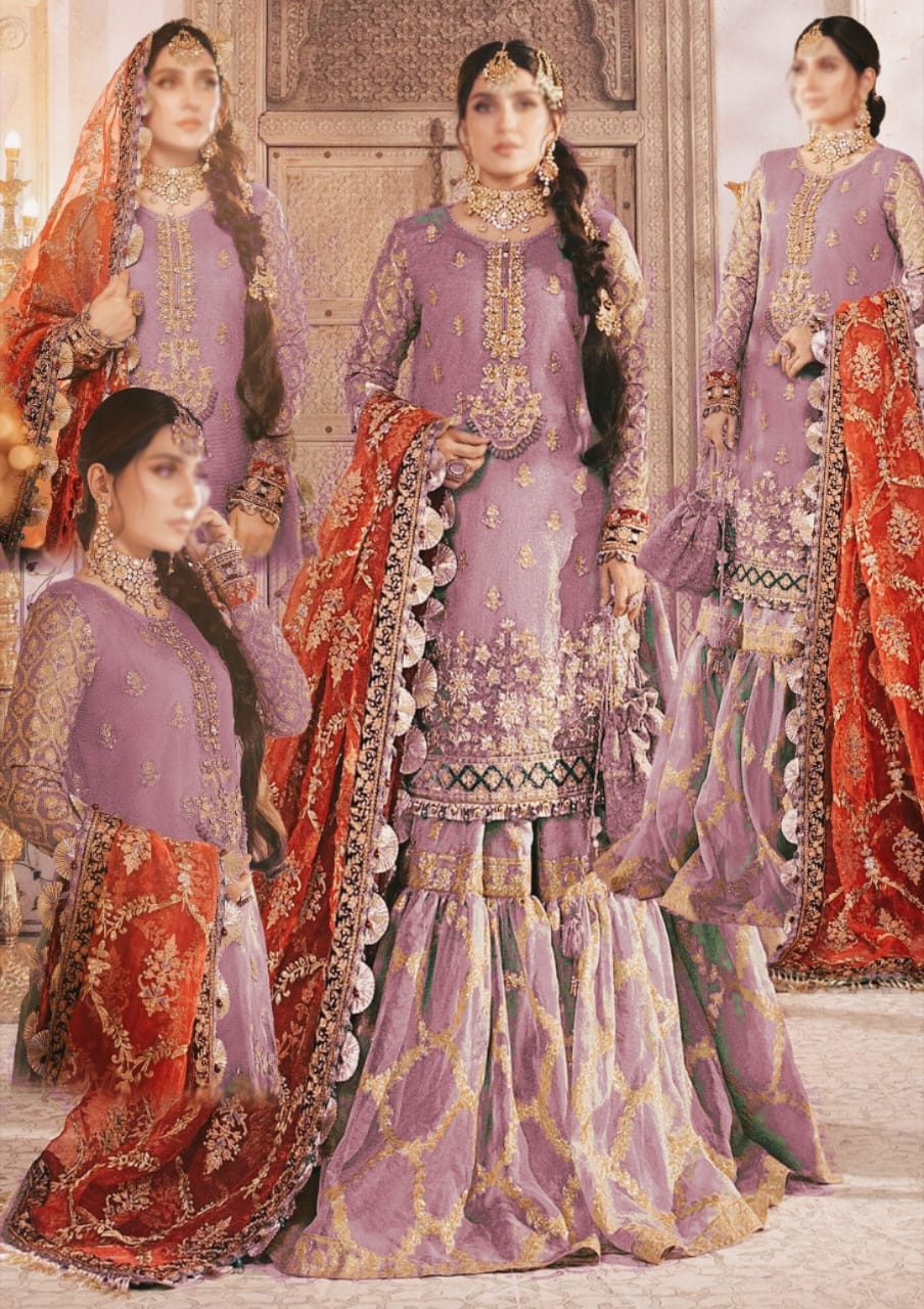 Maria B Net Bridal Suit