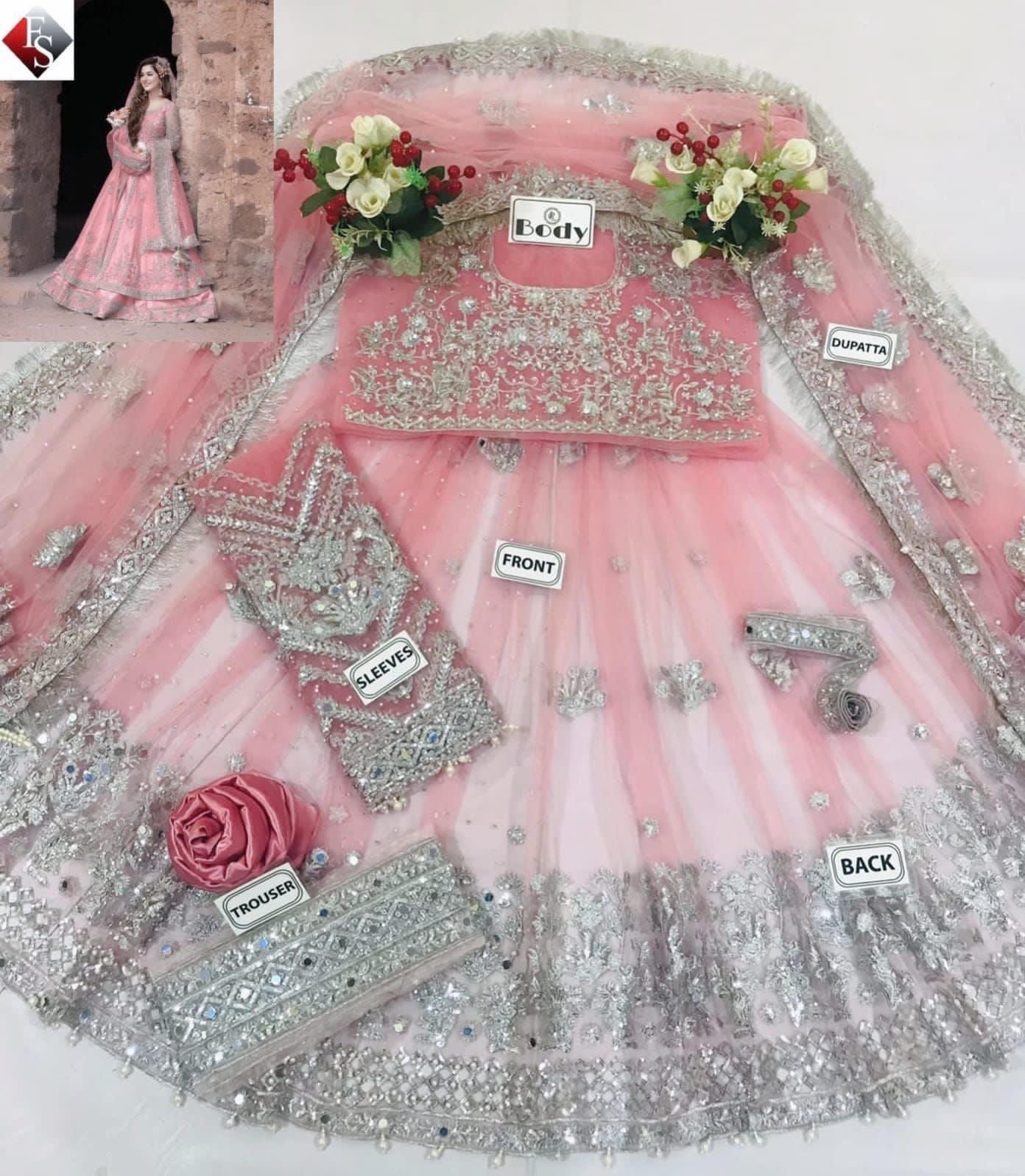 Kashees Net Bridal Suit