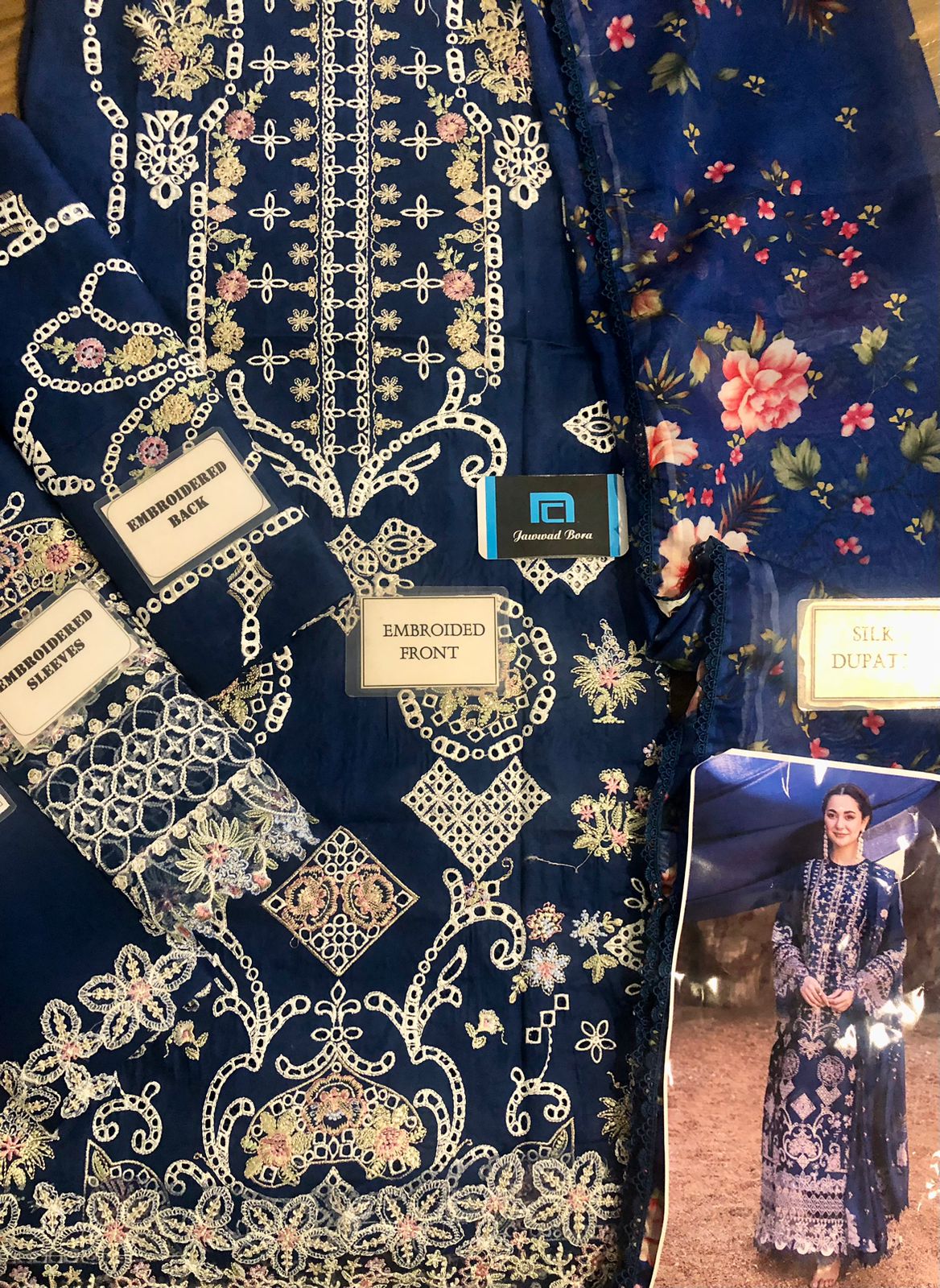 Qalamkar Cotton Suit