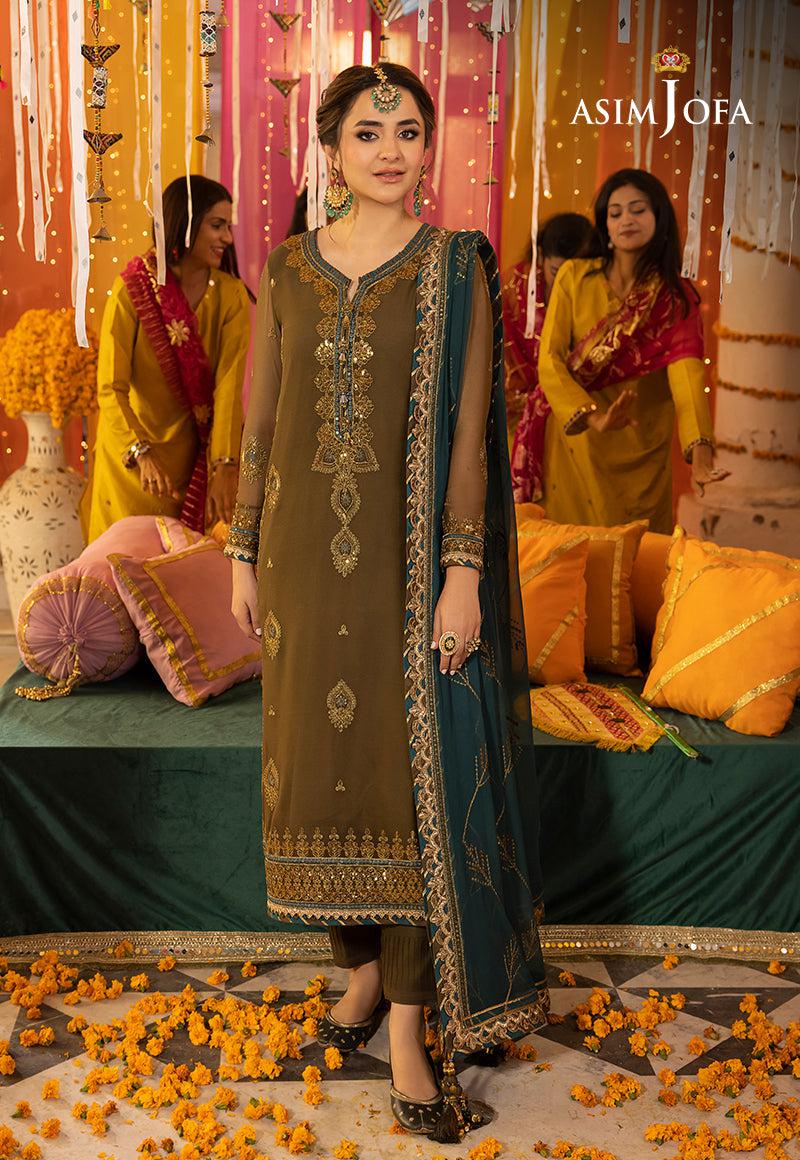 Asim Jofa Chiffon Suit