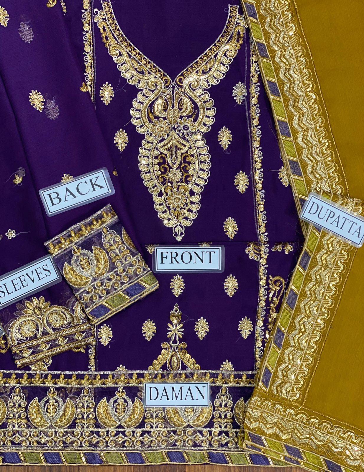 Asim Jofa Chiffon Suit