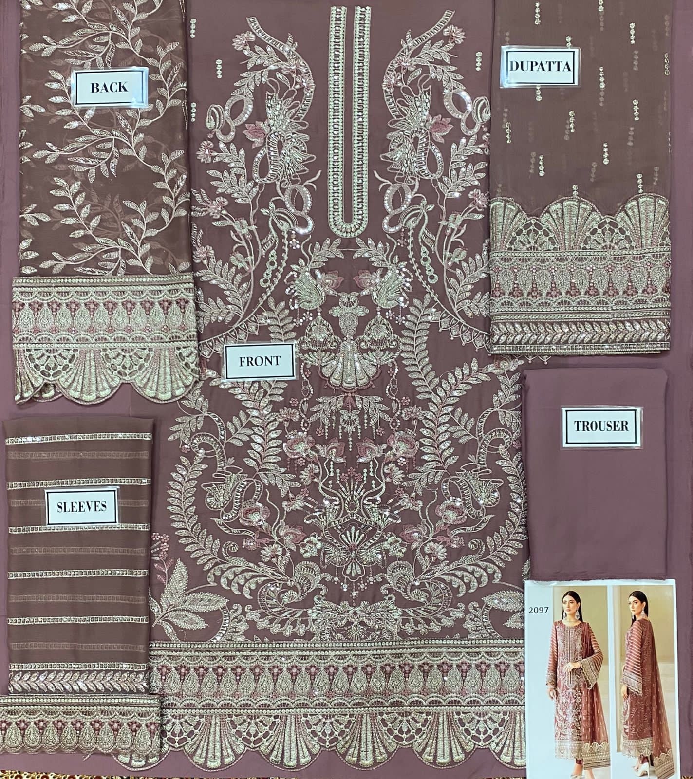 Flossie Chiffon Suit