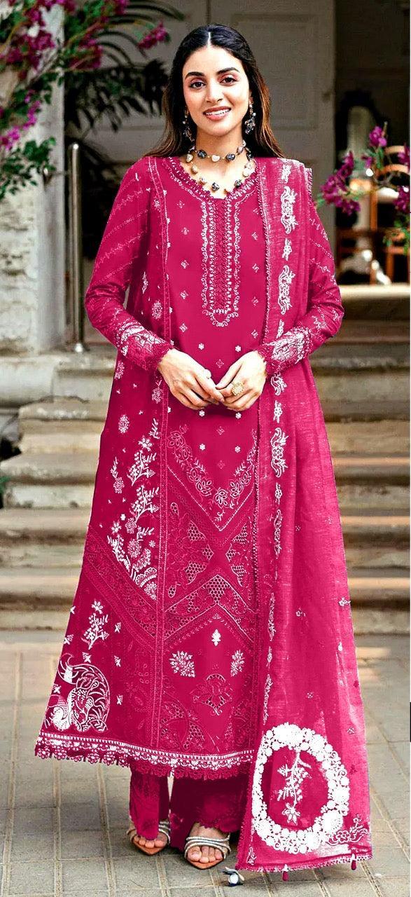 Qalamkar Cotton Suit