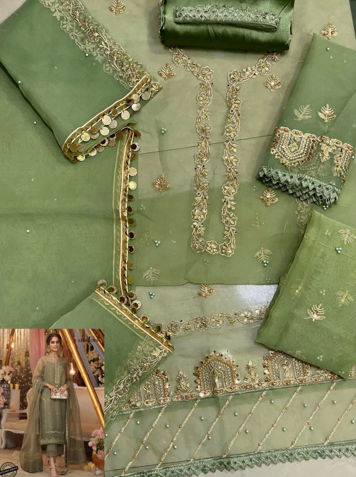 Asim Jofa Organza Suit