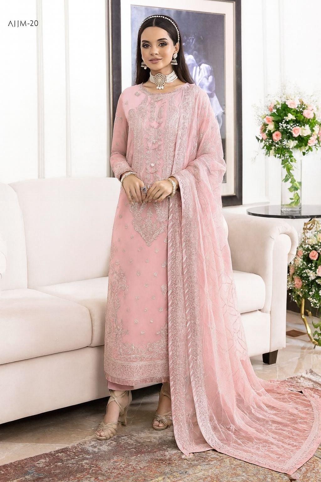 Asim Jofa Chiffon Suit