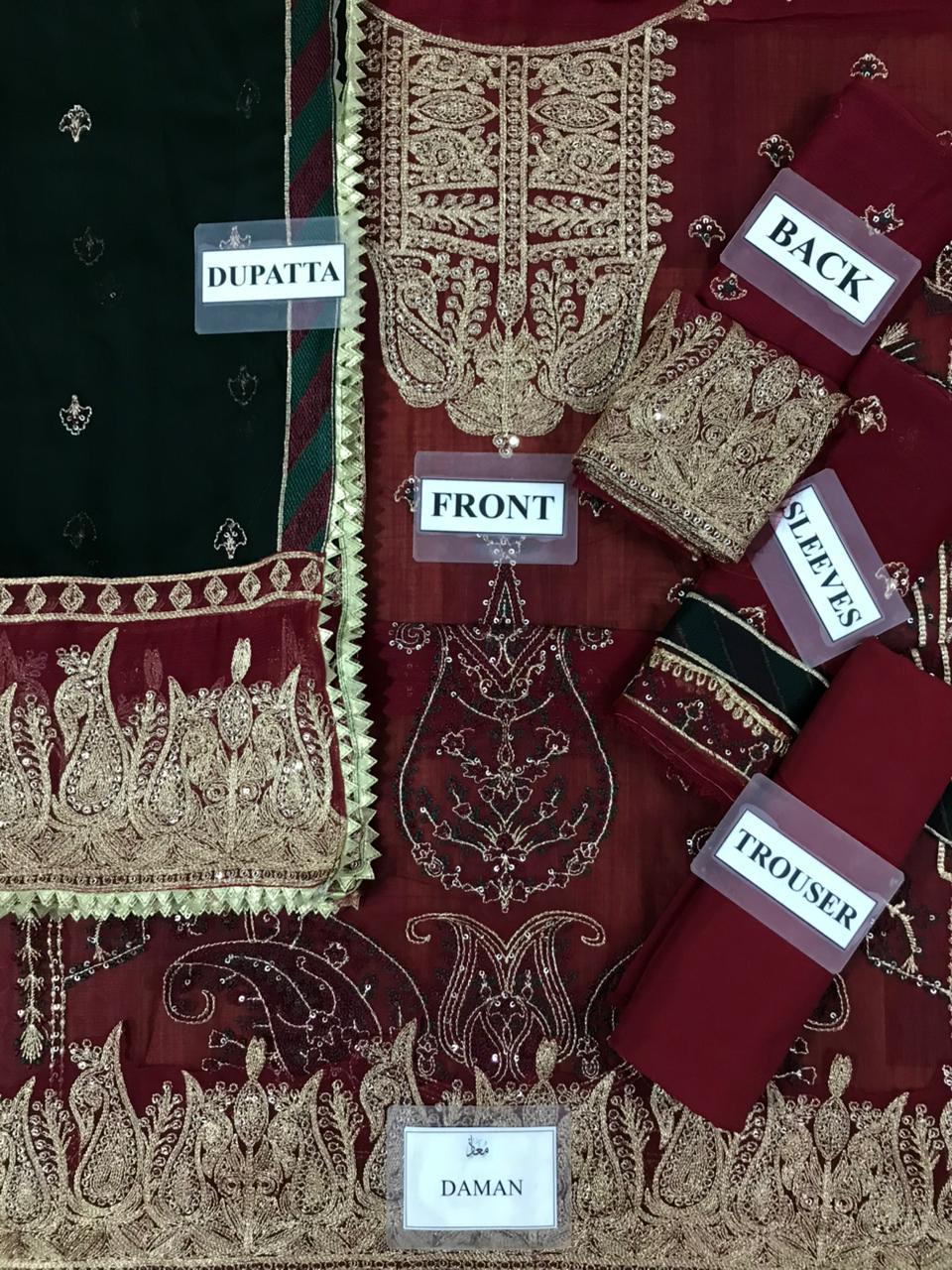 Asim Jofa Chiffon Suit