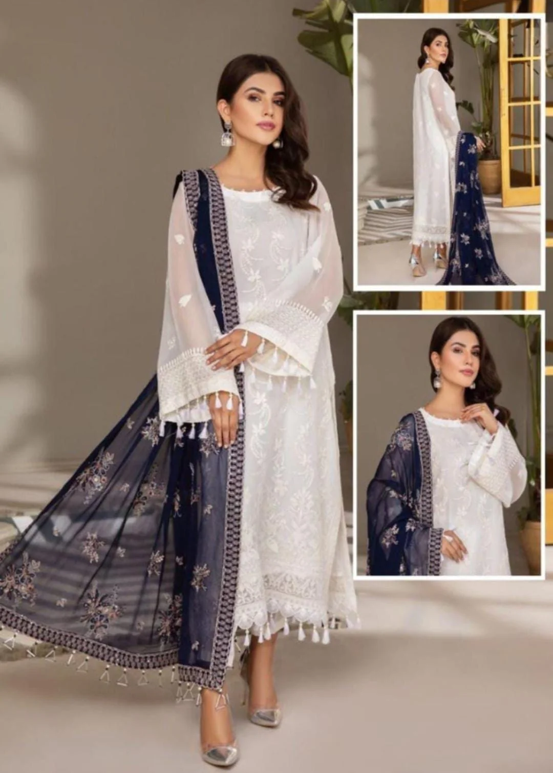 Maria B Organza Suit