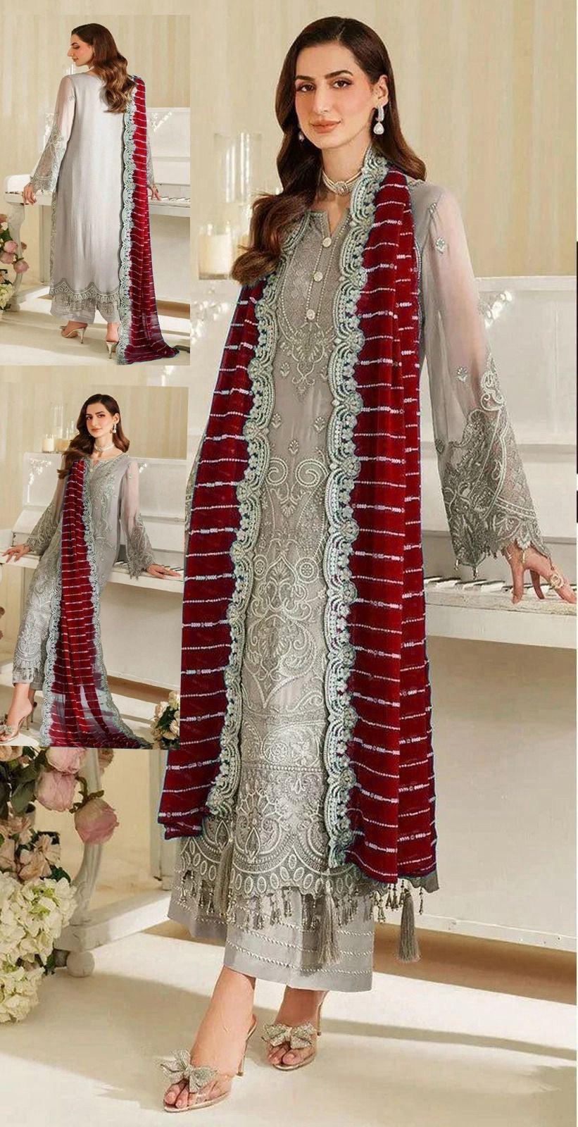 Imrozia Chiffon Suit