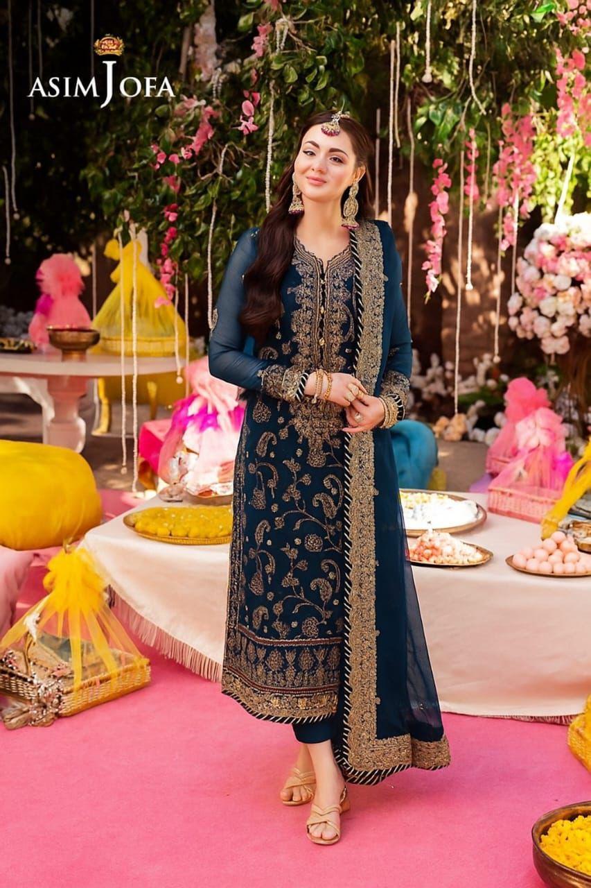 Asim Jofa Chiffon Suit