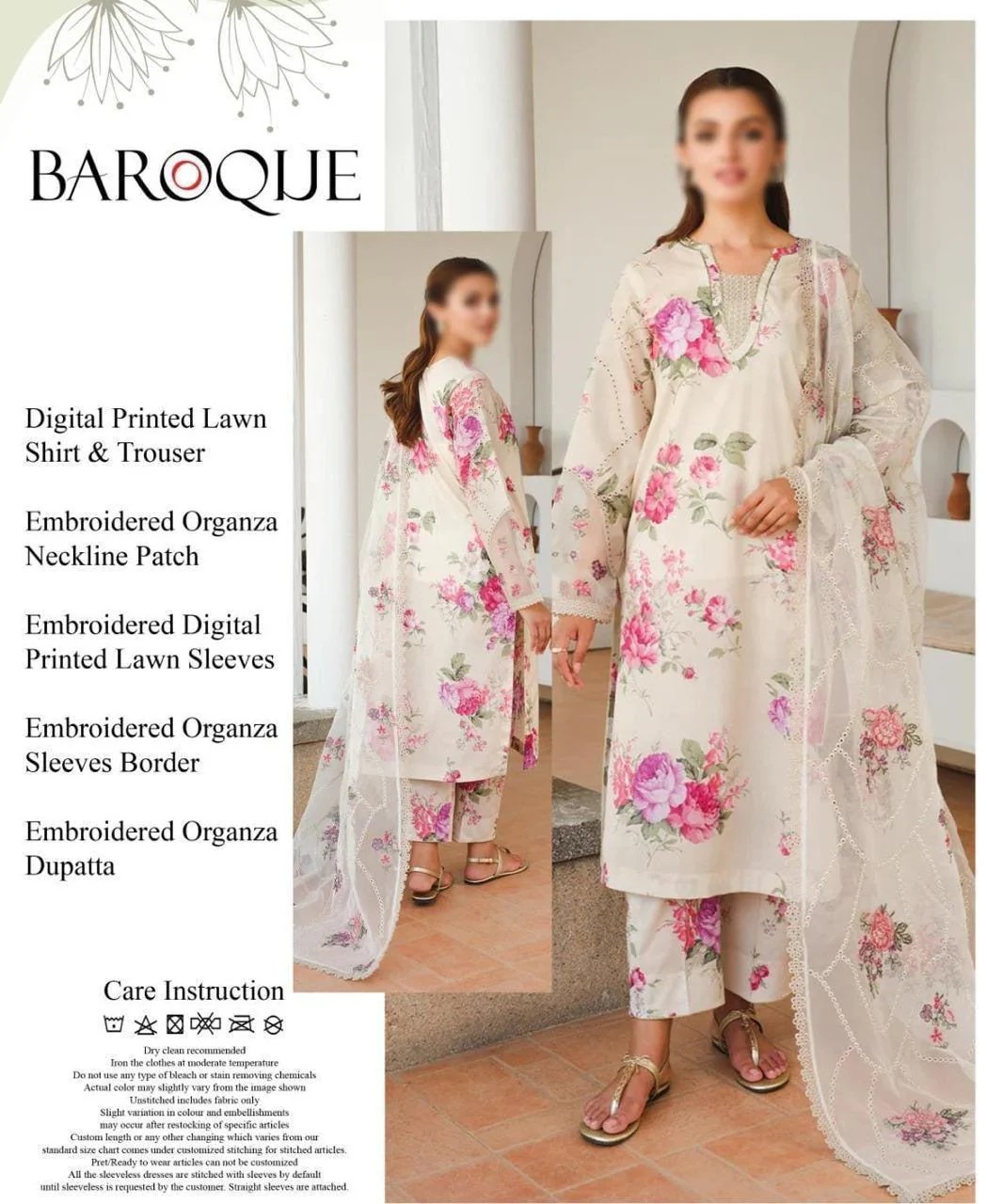 Baroque Lawn Suit