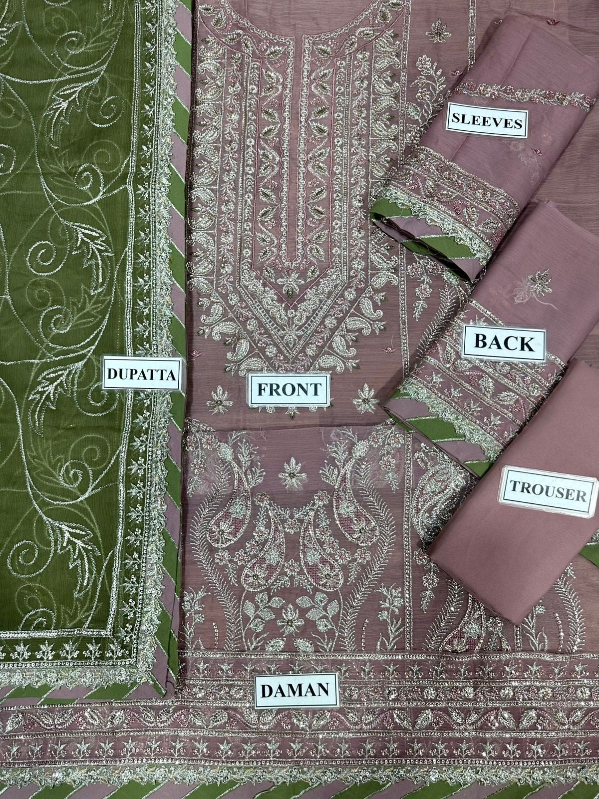 Asim Jofa Chiffon Suit