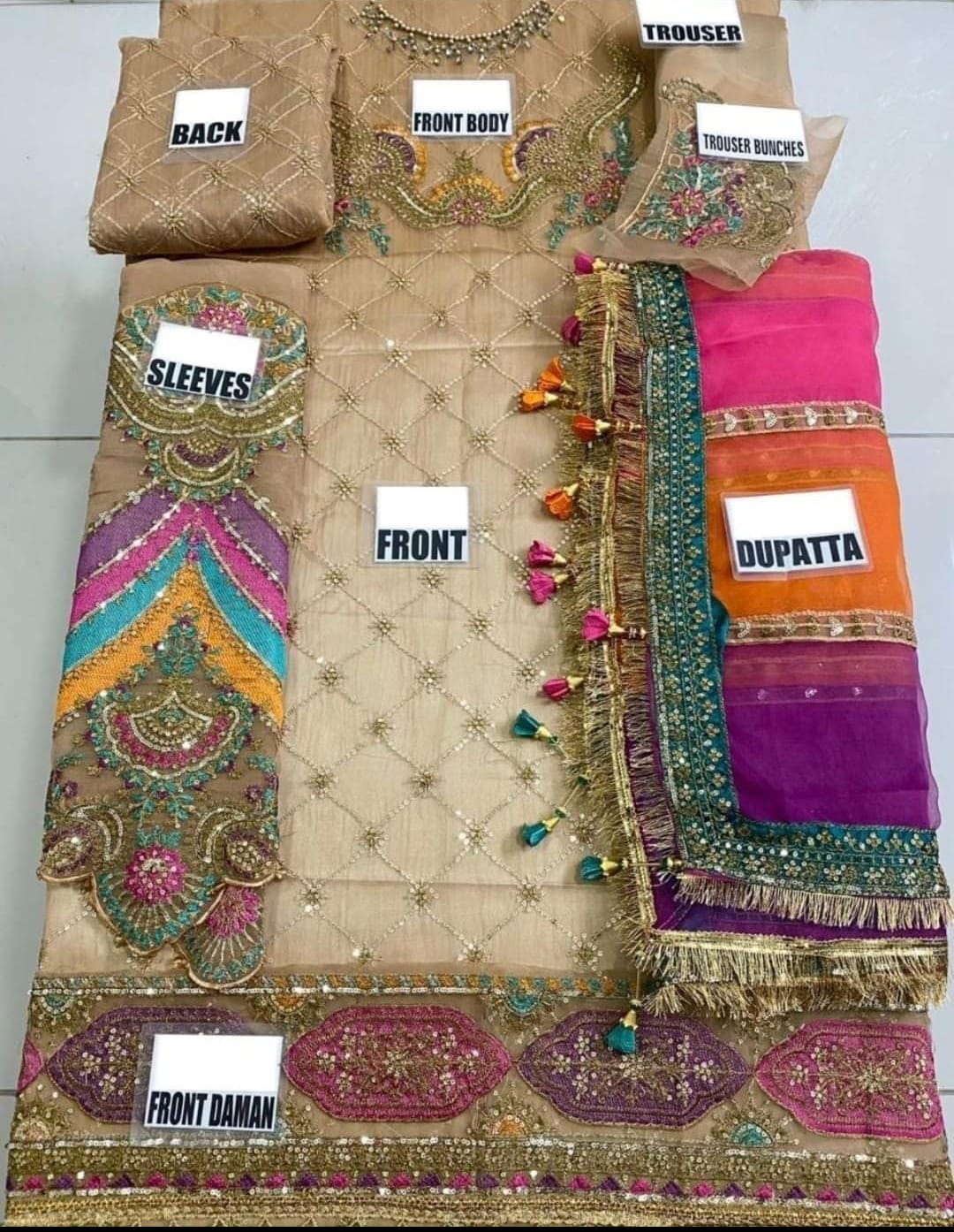 Maria B Organza Maxi