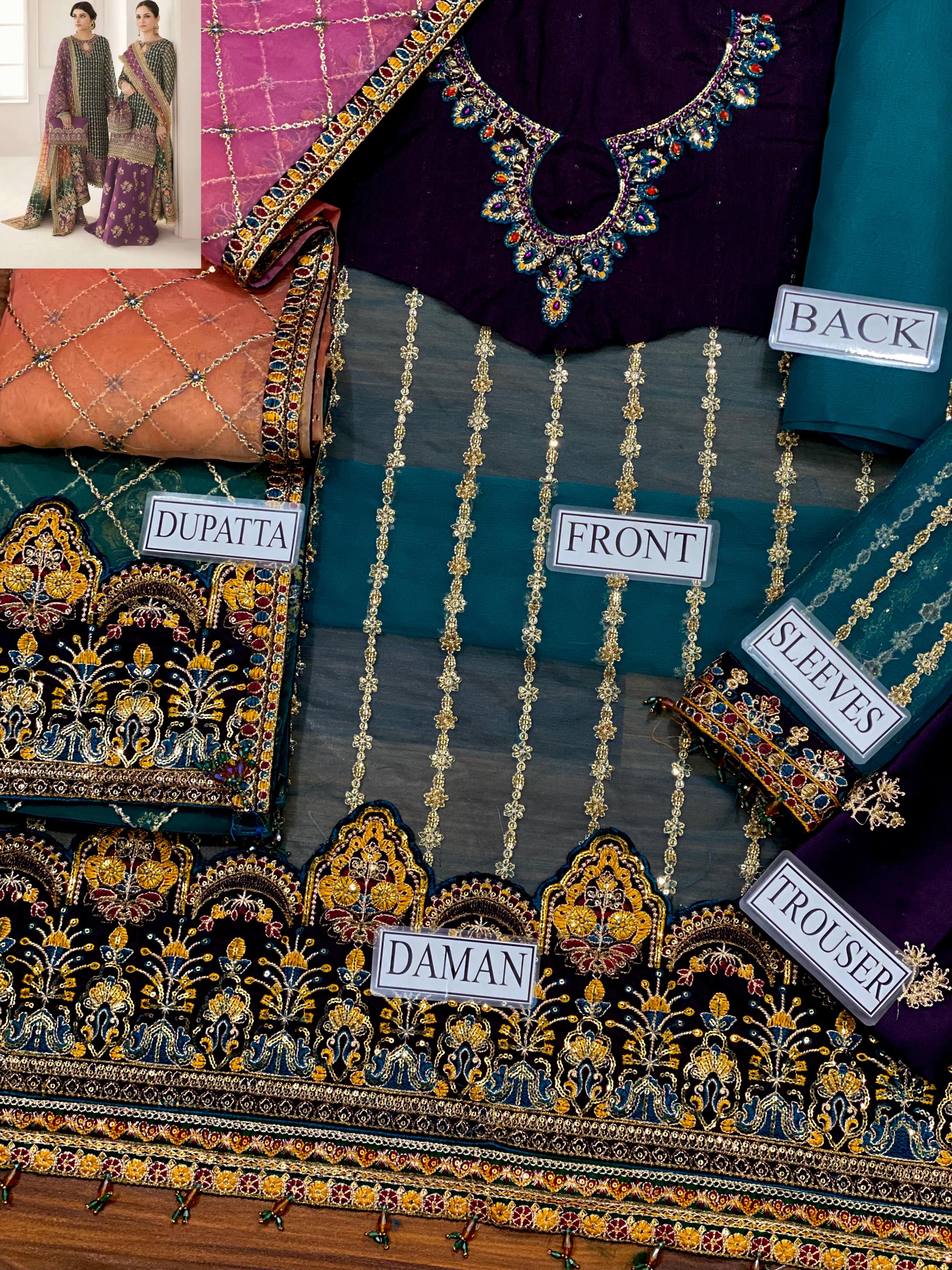 Baroque Organza Bridal Suit