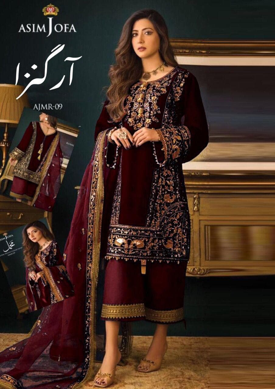 Asim Jofa Organza Suit