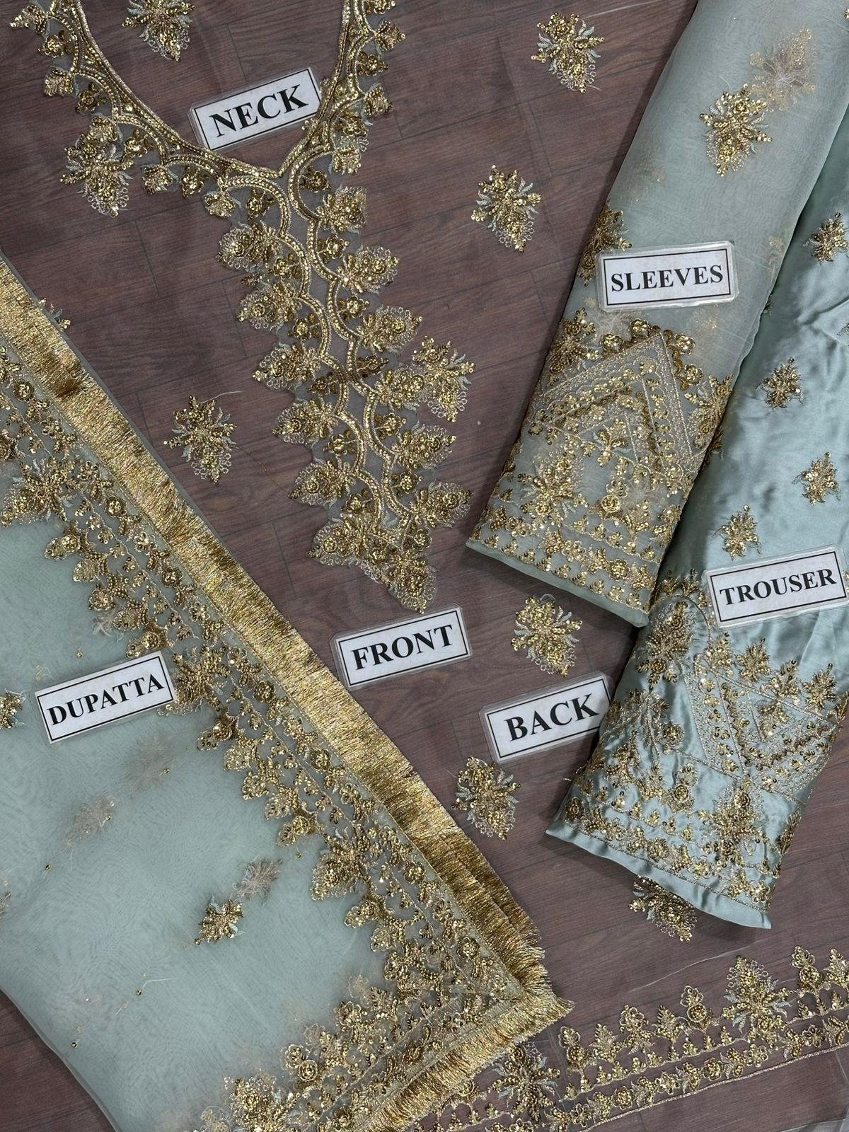 Maha Wajahat Chiffon Gharara