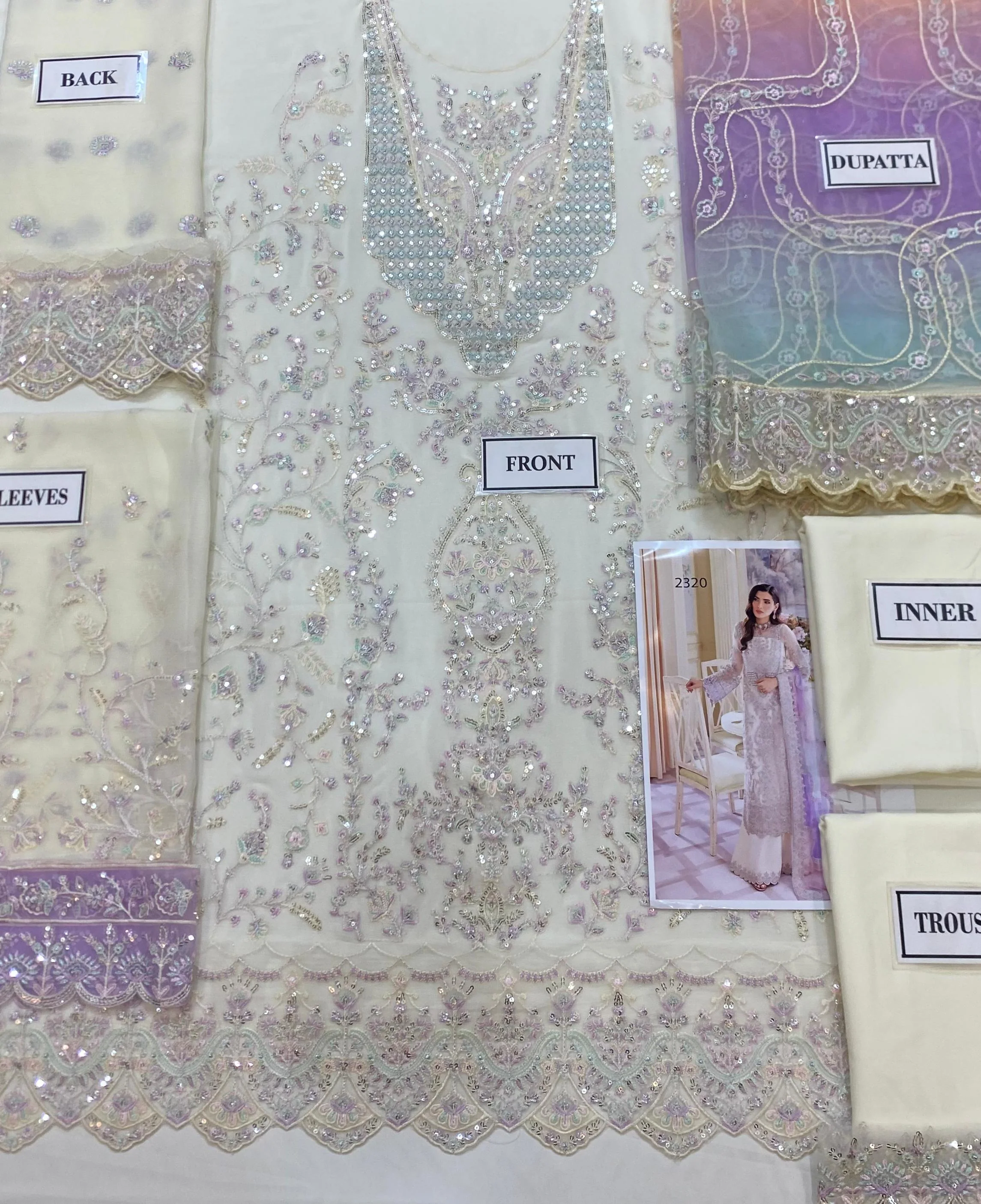 Kanwal Malik Chiffon Suit