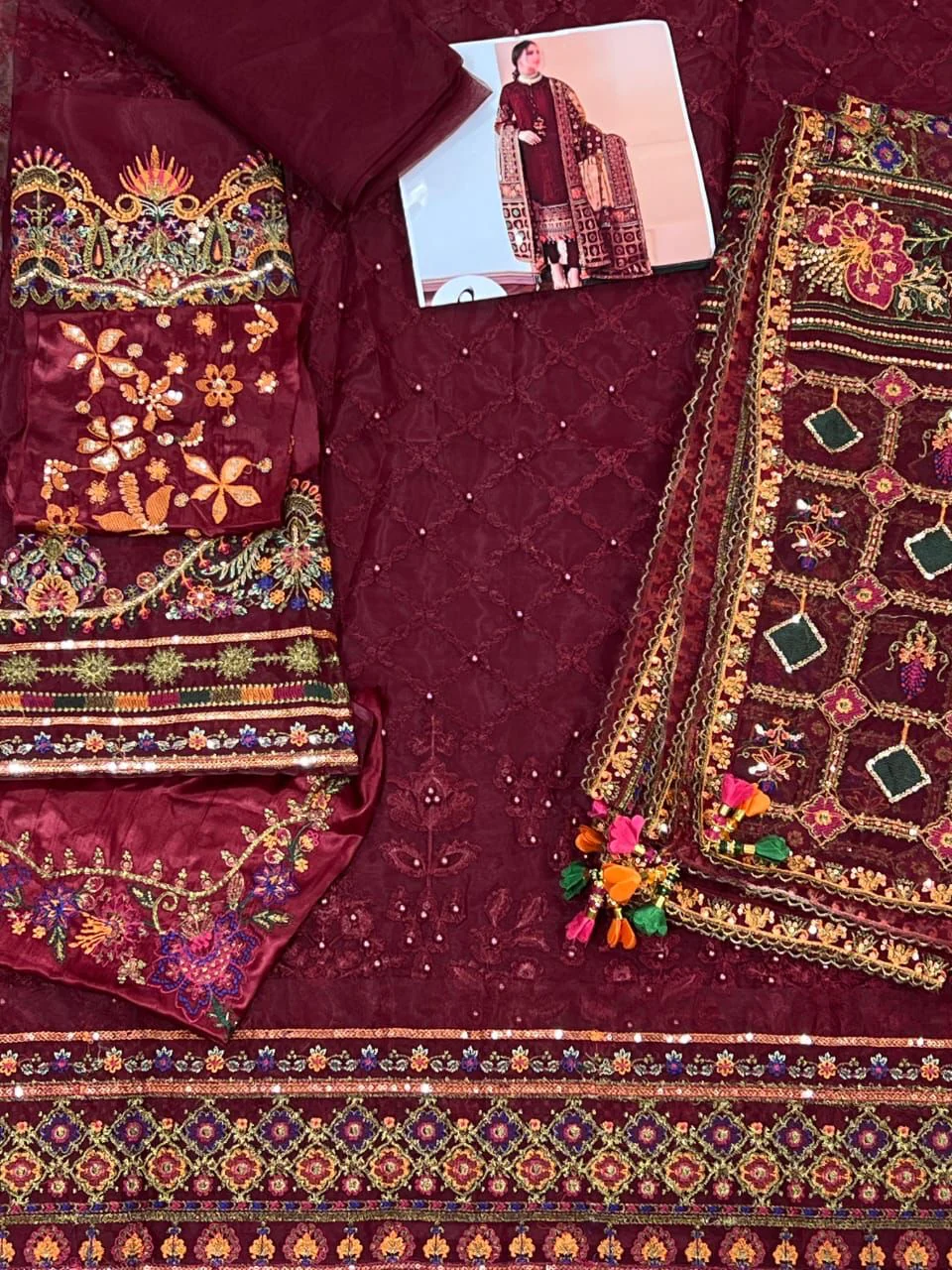 Baroque Organza Suit