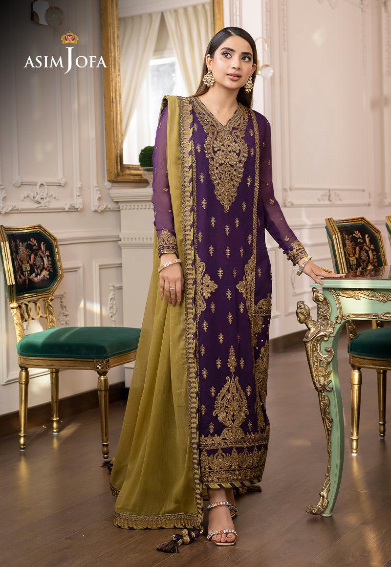 Asim Jofa Chiffon Suit