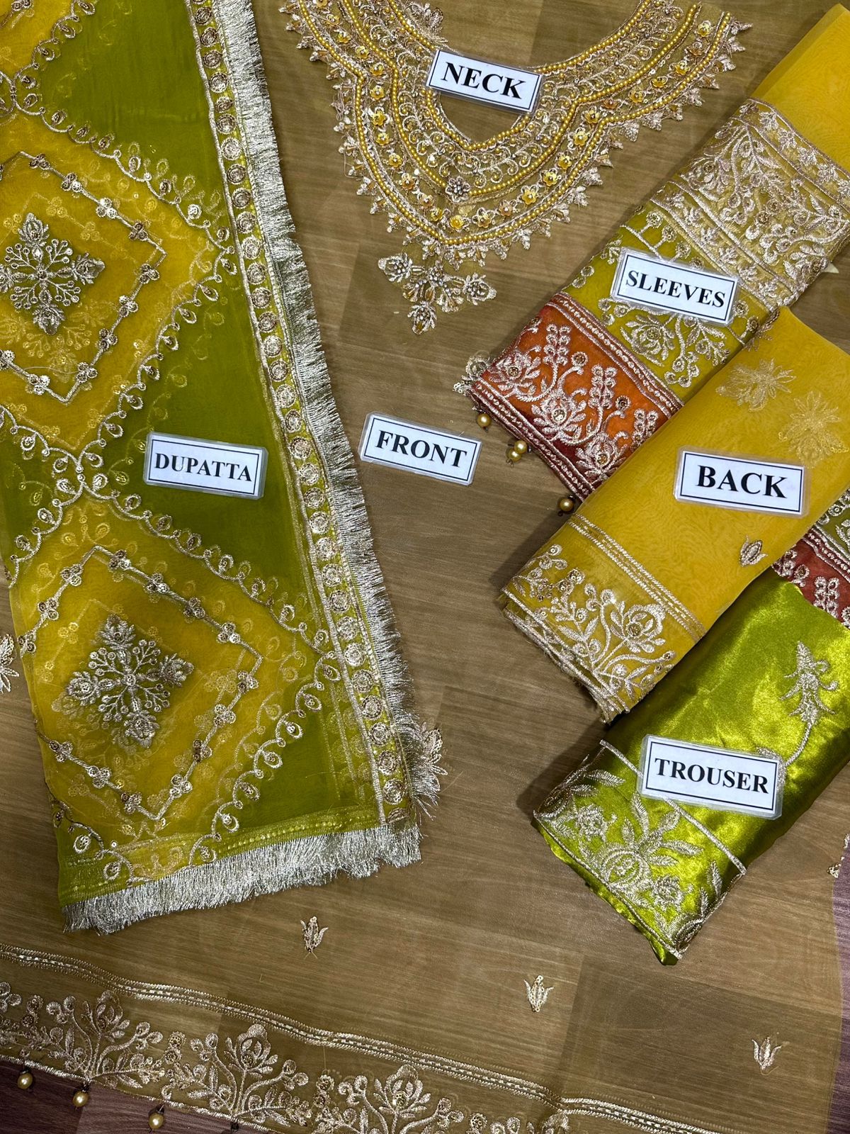 Maria B Organza Suit