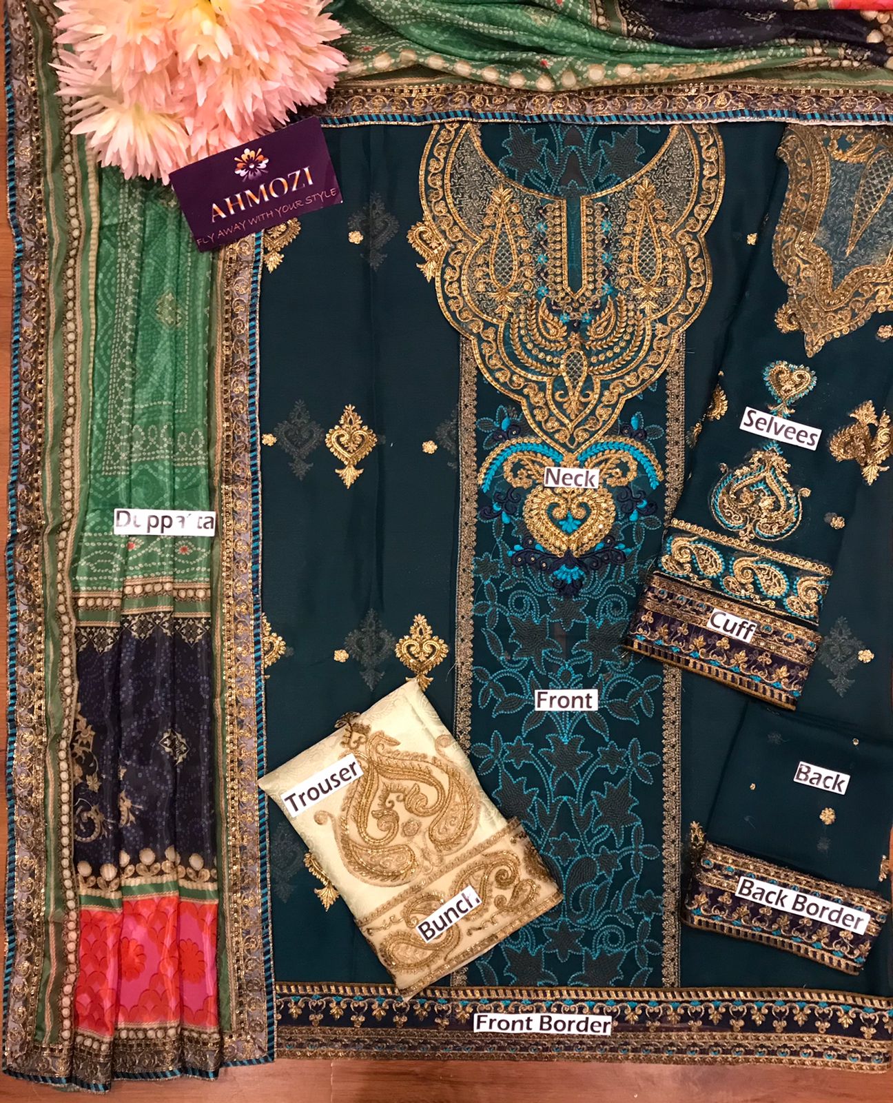 Maria B Chiffon Suit