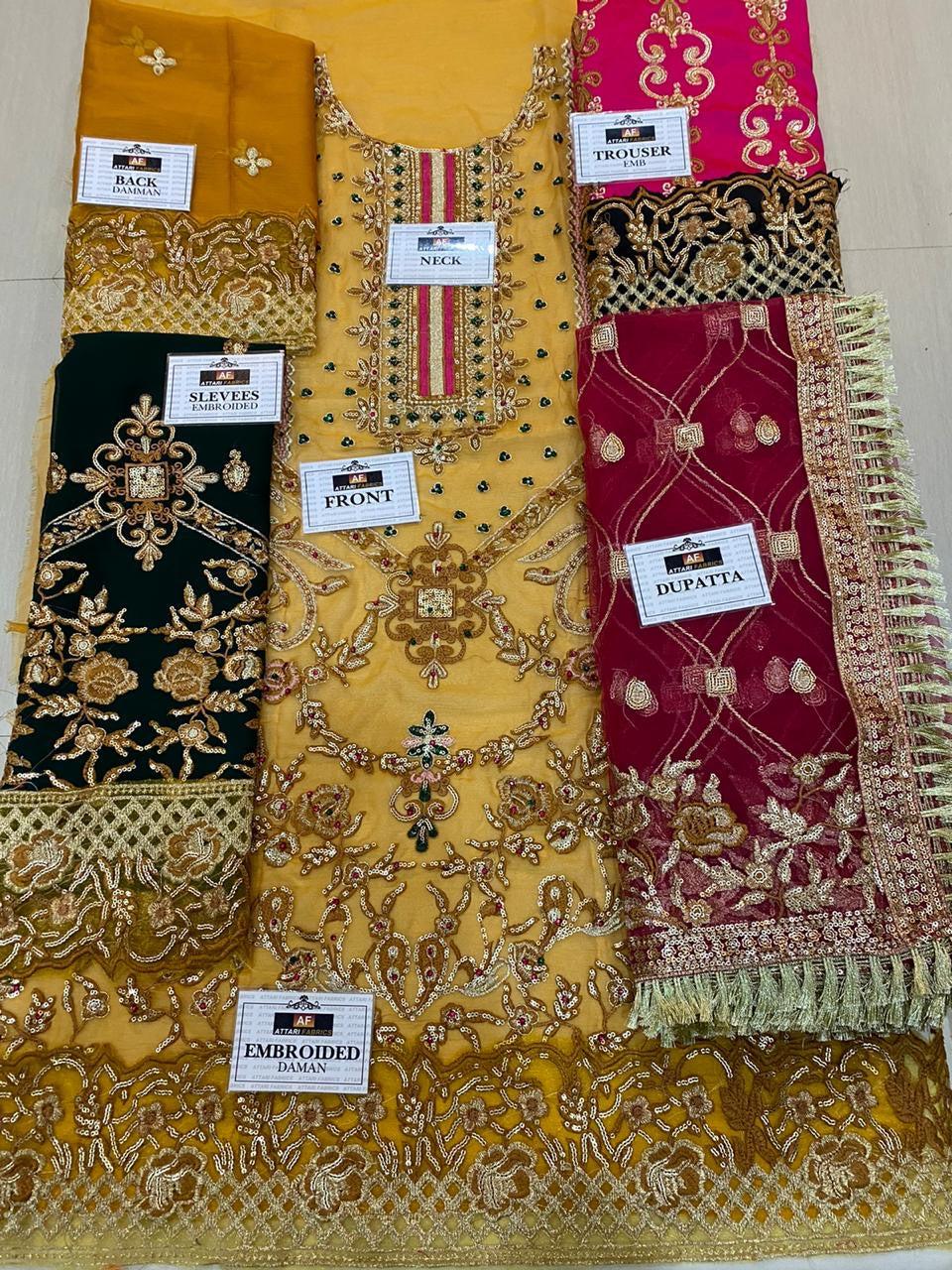 Emaan Adeel Chiffon Bridal Suit