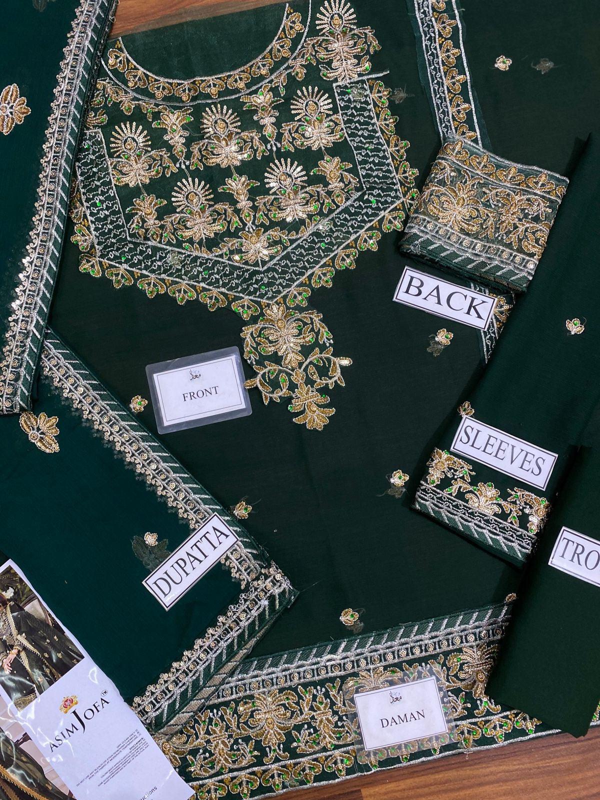 Asim Jofa Chiffon Suit