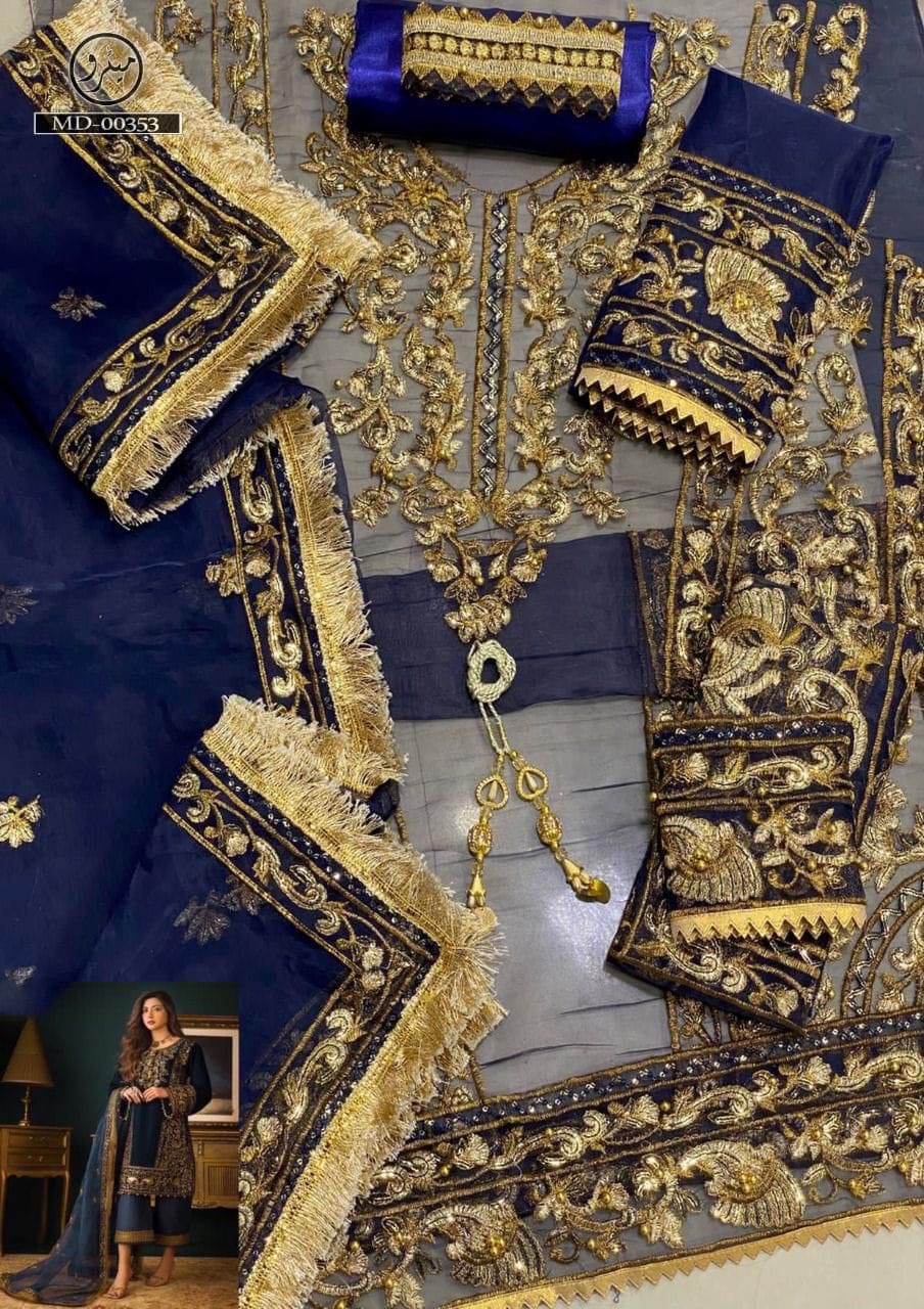 Asim Jofa Organza Suit