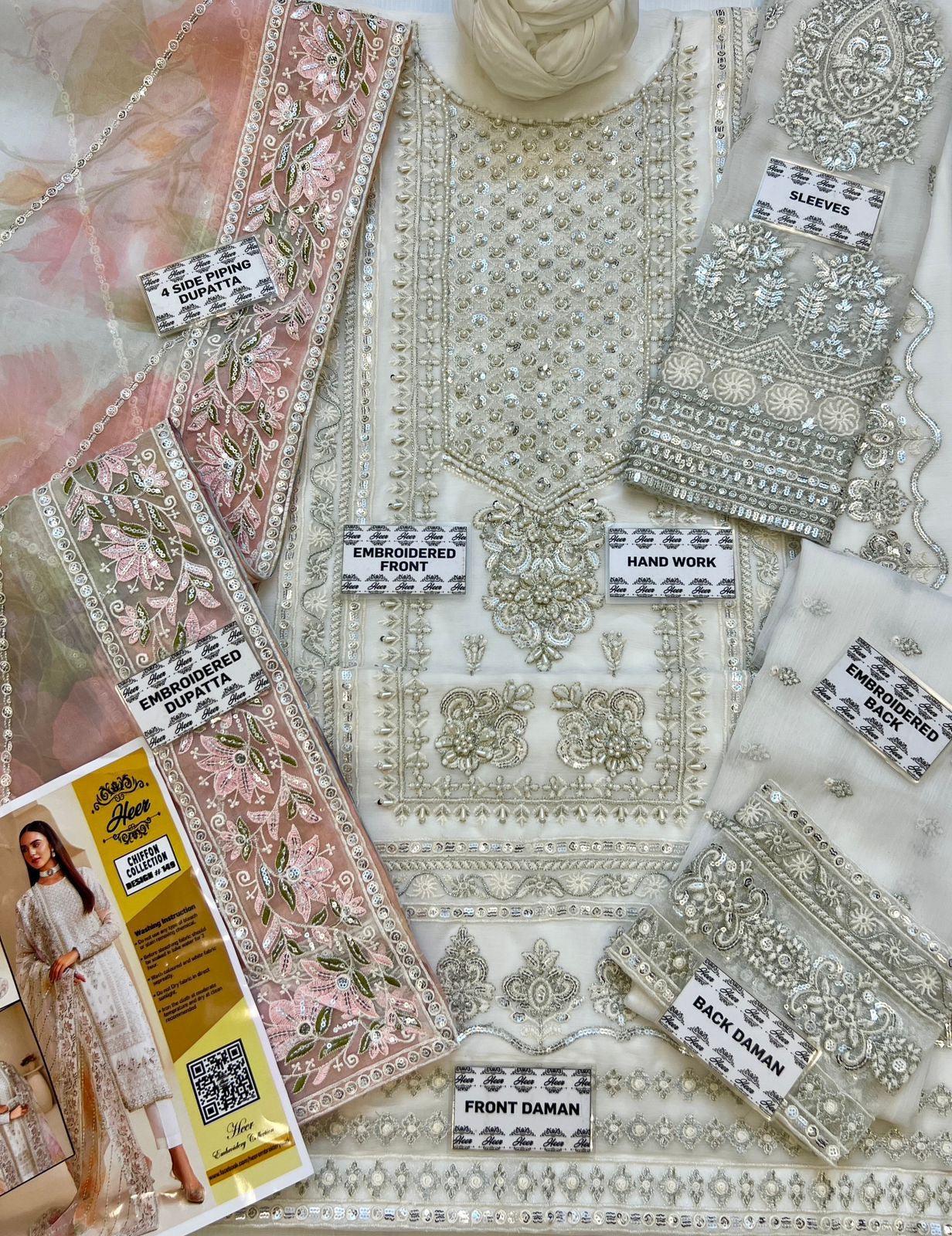 Baroque Chiffon Suit