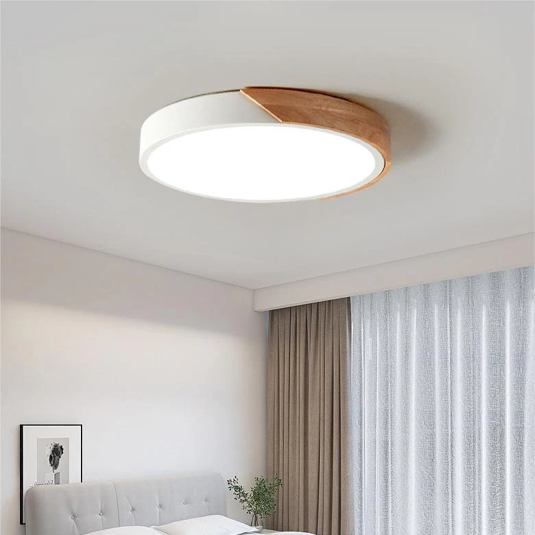 Auristal | Plafonnier LED Bois – Élégance Moderne et Scandinave