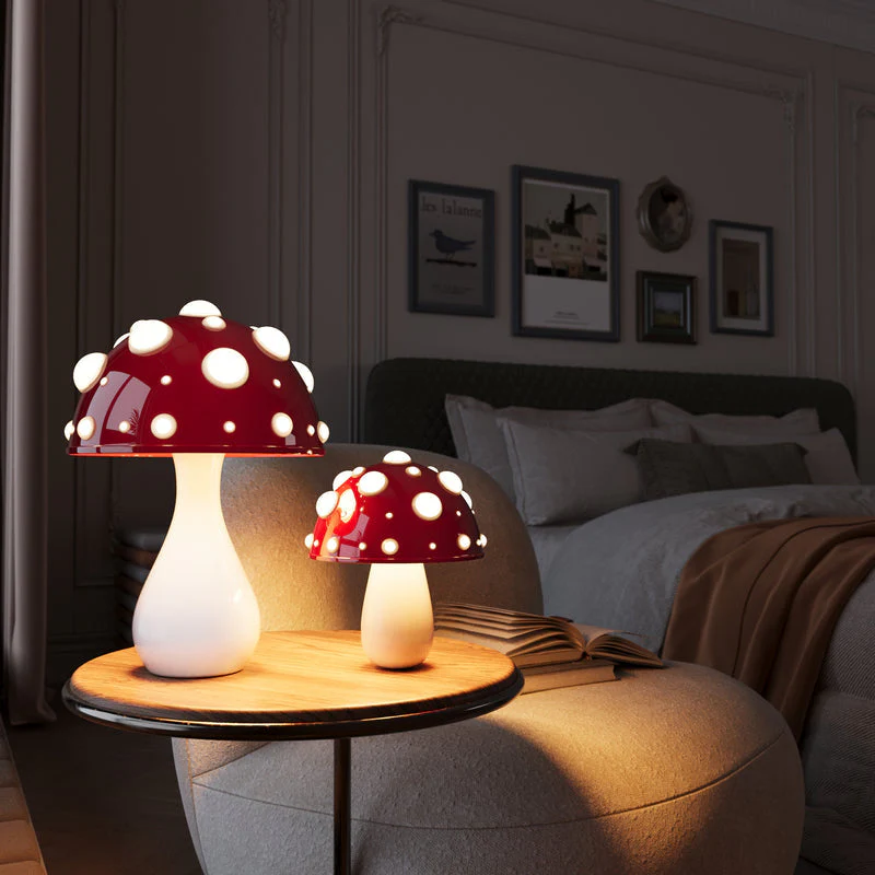 AuréChamp | Lampe Champignon – Design Élégant et Lumière Chaleureuse