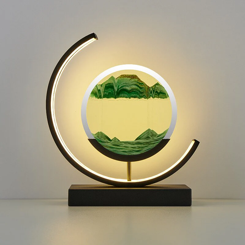 Éternia | Lampe Décorative LED – Paysages de sable apaisants
