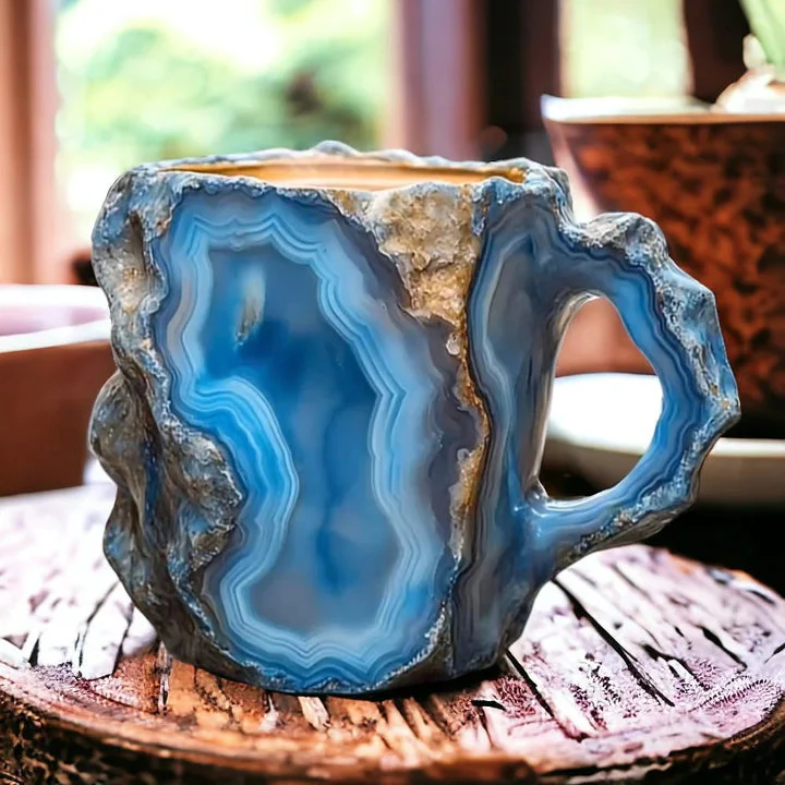 Cristava | Mug en Cristal Minéral – Élégance Artisanale & Design Unique