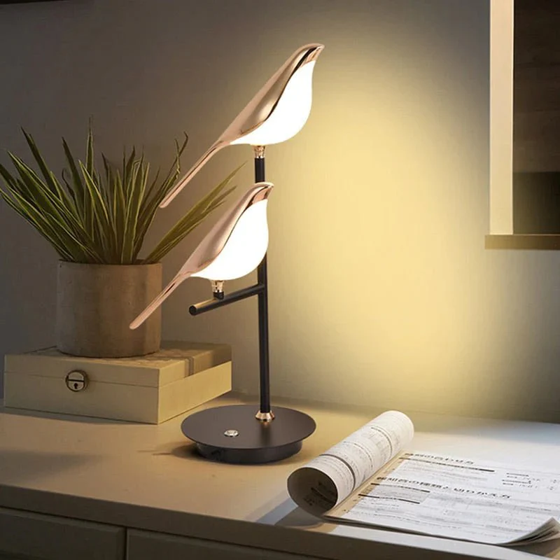 ÉclatAilé | Lampe Oiseau – Raffinement Moderne et Lumière Apaisante