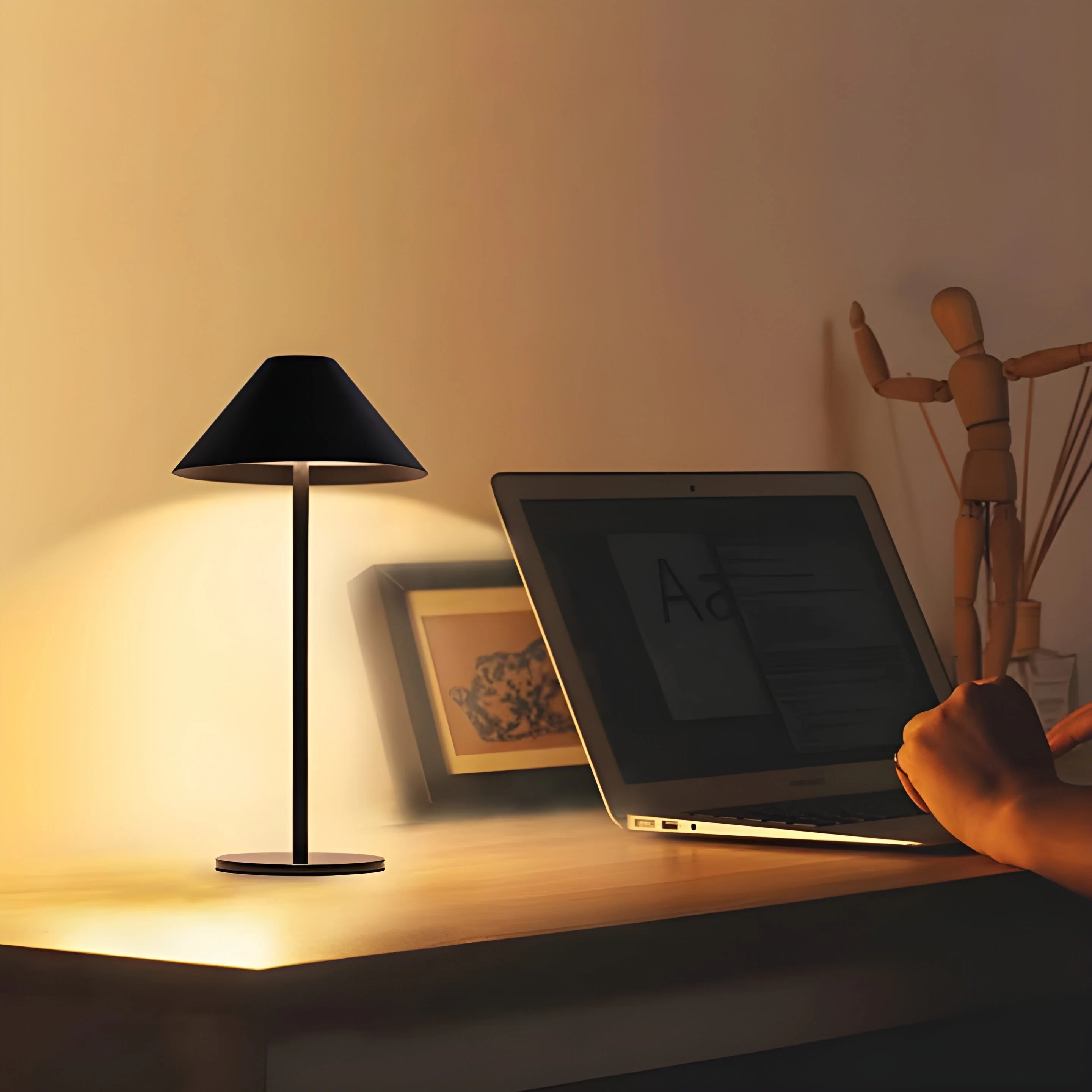 Clairune | Lampe de Table LED Sans Fil – Étanche & Élégante