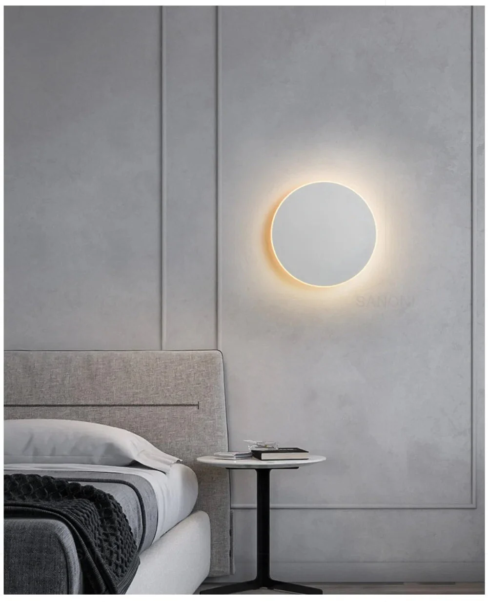 Lunéor | Lampe Murale LED – Design Rond et Éclairage Moderne