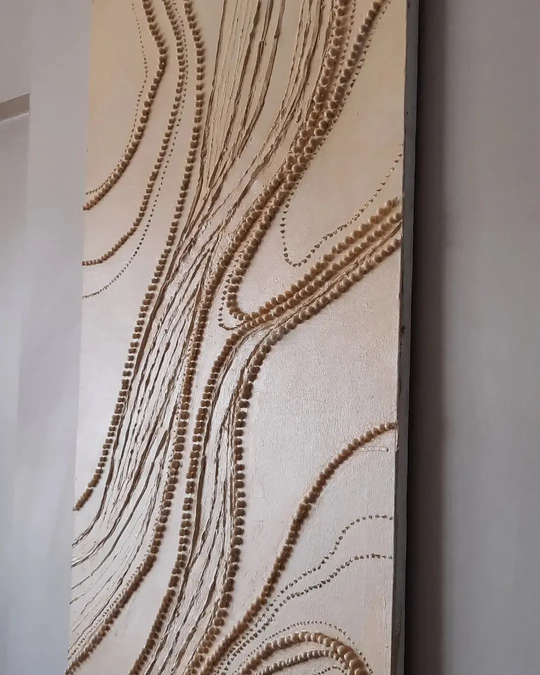 Pearl Textured Painting | Acrylic on Canvas | Home Decor | Wall Decor