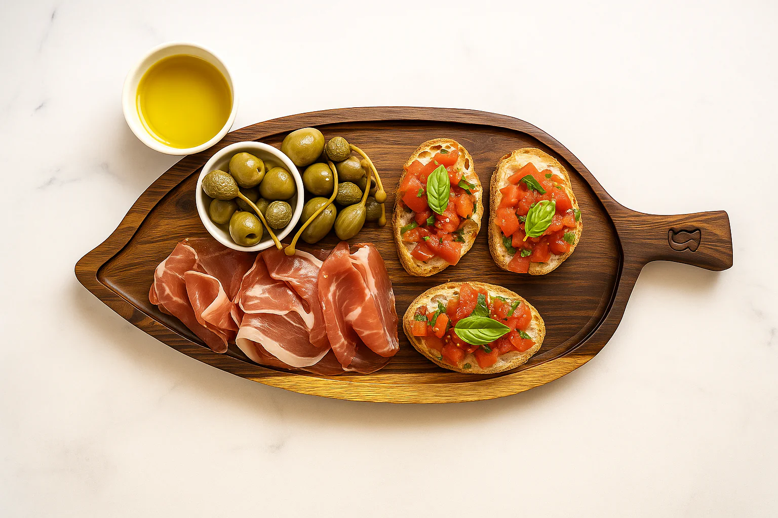 Handcrafted Wooden Leaf Platter for Serving Snacks, Premium Sheesham Wood Tray, Rustic Decorative Leaf-Shaped Platter for Dining & Kitchen D��cor