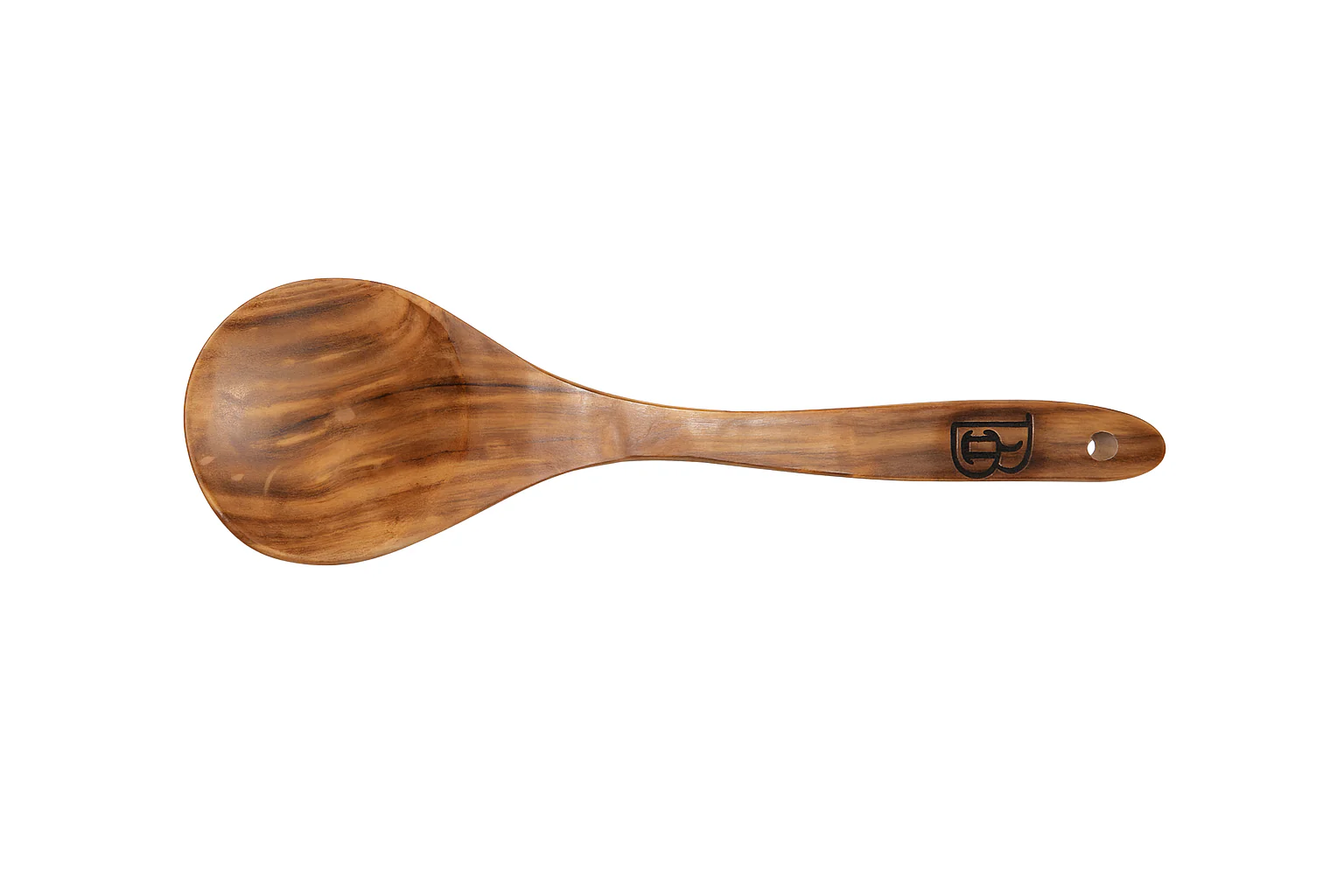 Handcrafted Non Polished Rosewood Cooking Spoon �?Chemical Free, Eco-Friendly, Natural Wooden Utensil for Kitchen & Serving