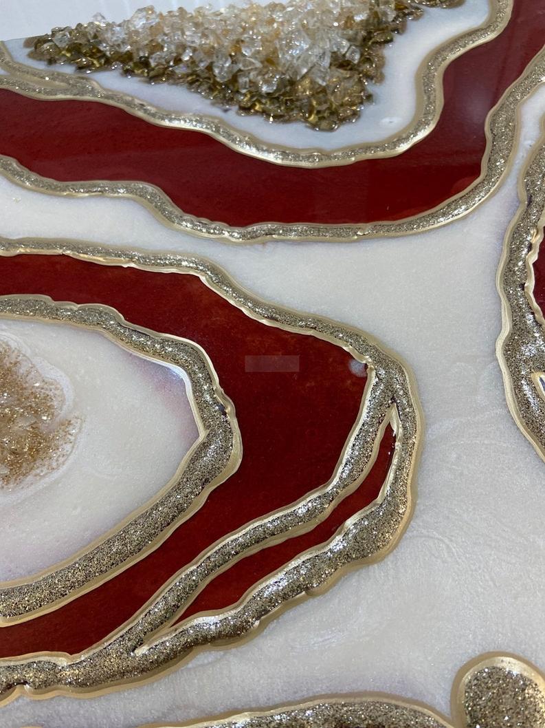 Stone-Inspired Resin Wall D��cor Piece