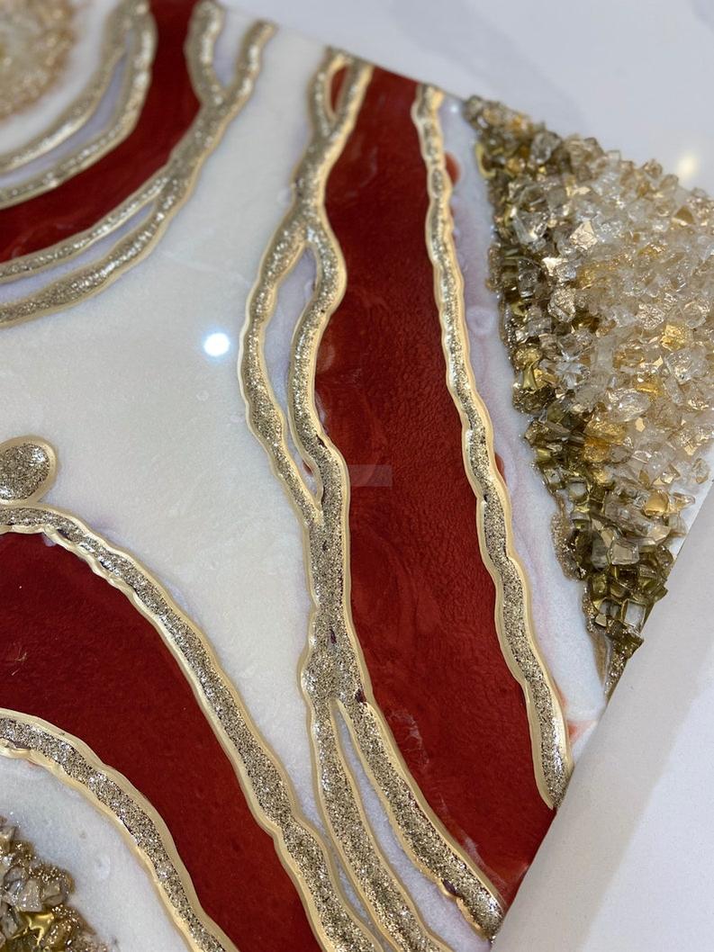 Stone-Inspired Resin Wall D��cor Piece