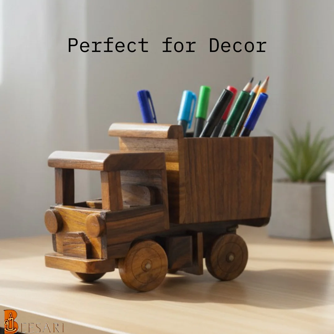 Handcrafted Wooden Dump Truck a?? Perfect for Decor & Gifting | Beesari