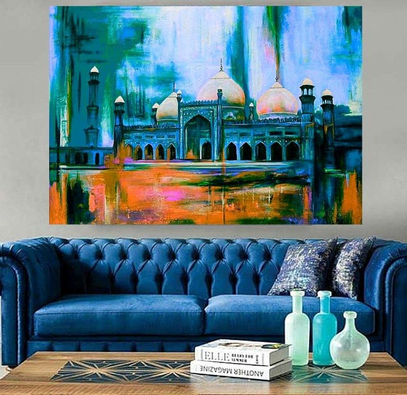 Badshahi Mosque | Handmade Painting | Home Decor