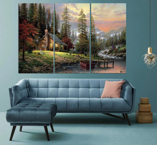 Exotic Natural Scenery (3 Panel) Nature Wall Art