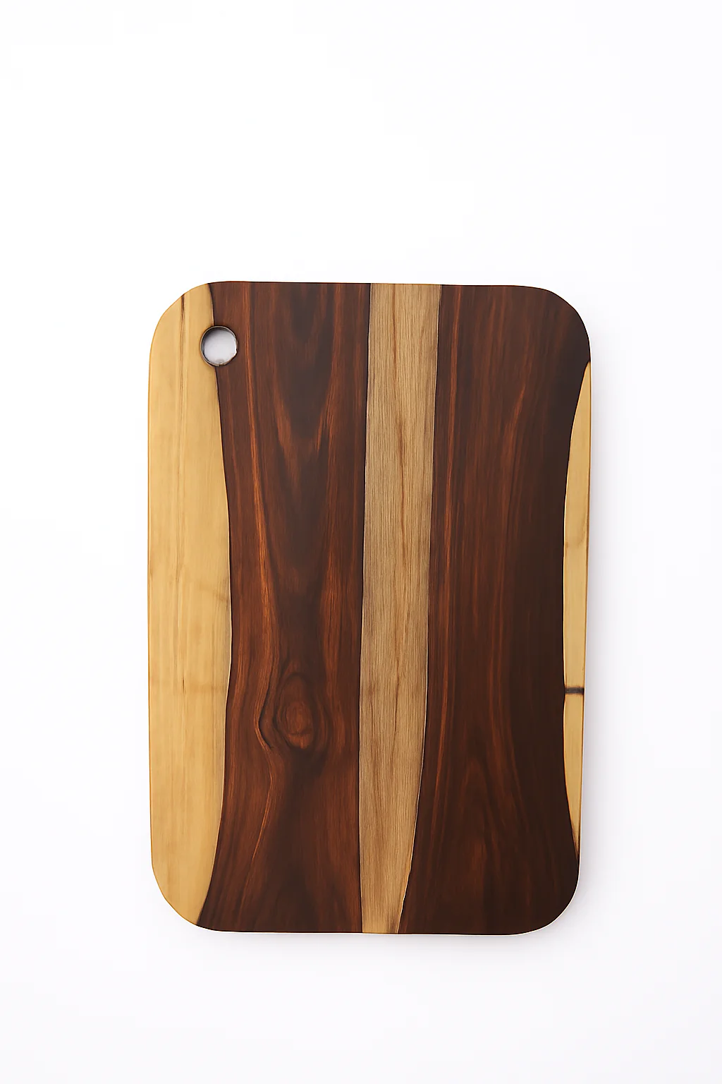 Handmade Wooden Cutting Cheese Board with Handle �C Rustic Acacia Charcuterie, Bread & Snack Board �C Food-Safe, Durable, Elegant Kitchen Serving Tray