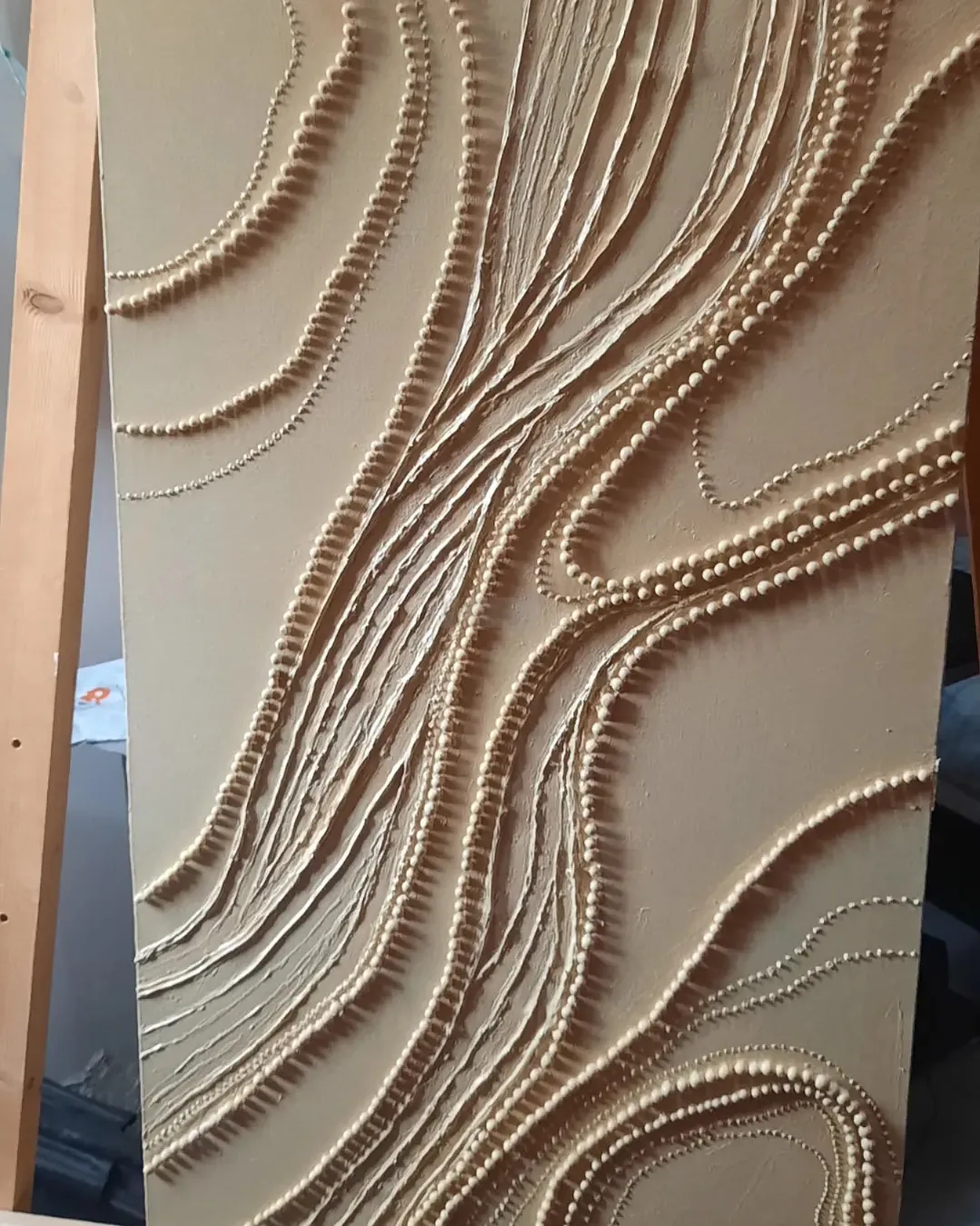 Pearl Textured Painting | Acrylic on Canvas | Home Decor | Wall Decor