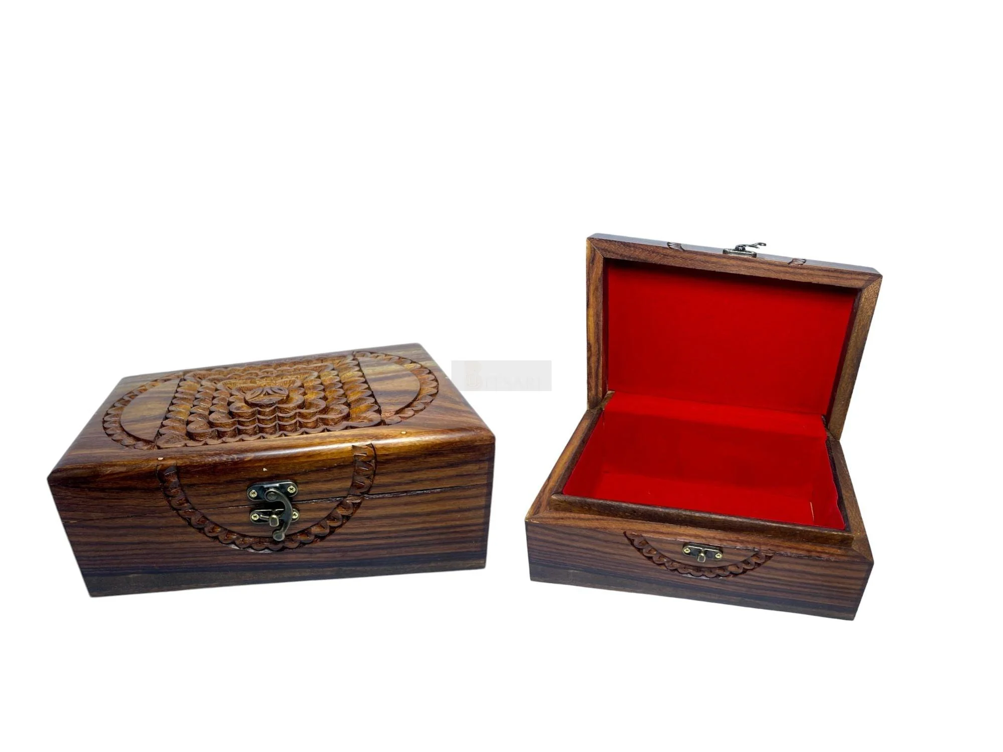 Handcrafted Rosewood Jewelry Box