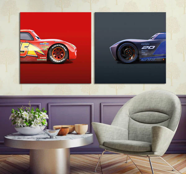 Cars V (2 Panel) Cars Wall Art