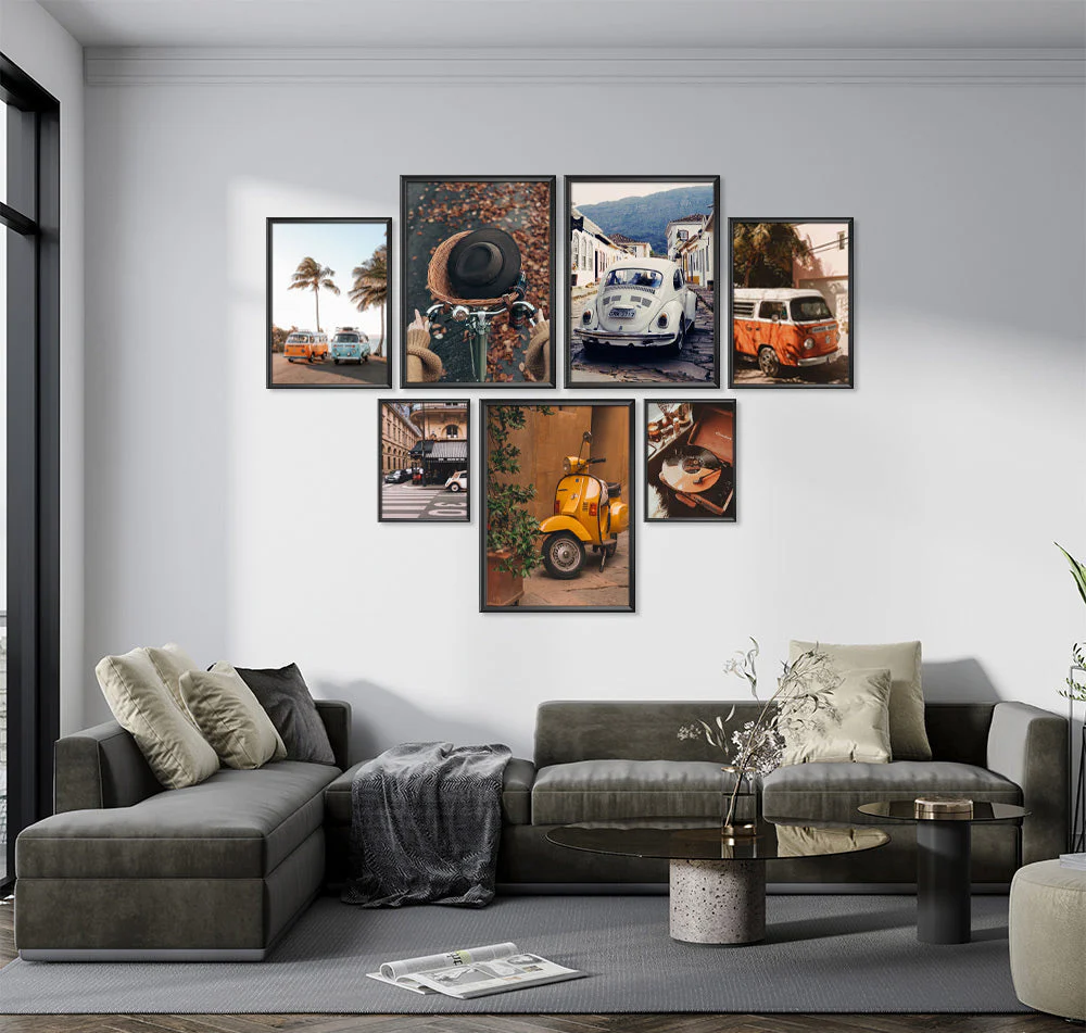 Classic Vintage Collection (7 Panel) Wall Art