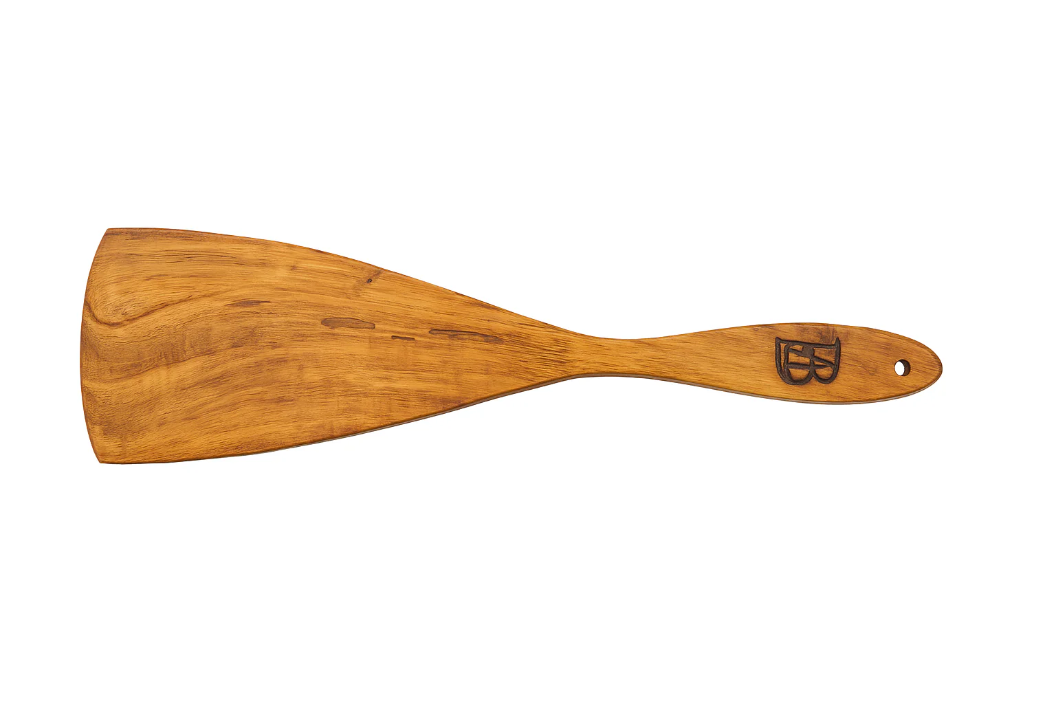 Non-Polished Handmade Wooden Spatula �?Chemical-Free, Natural Wood Kitchen Utensil for Stirring, Frying, and Safe Use on Nonstick & Cast Iron Cookware