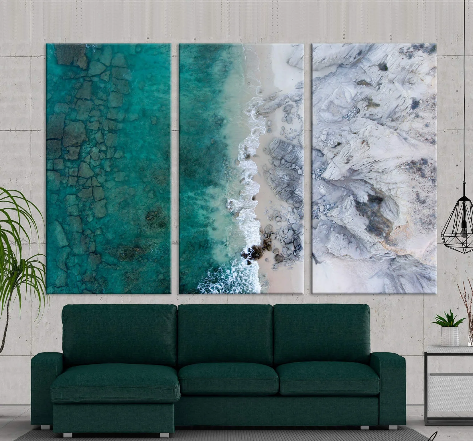 Seascape (3 Panel) Abstract Wall Art